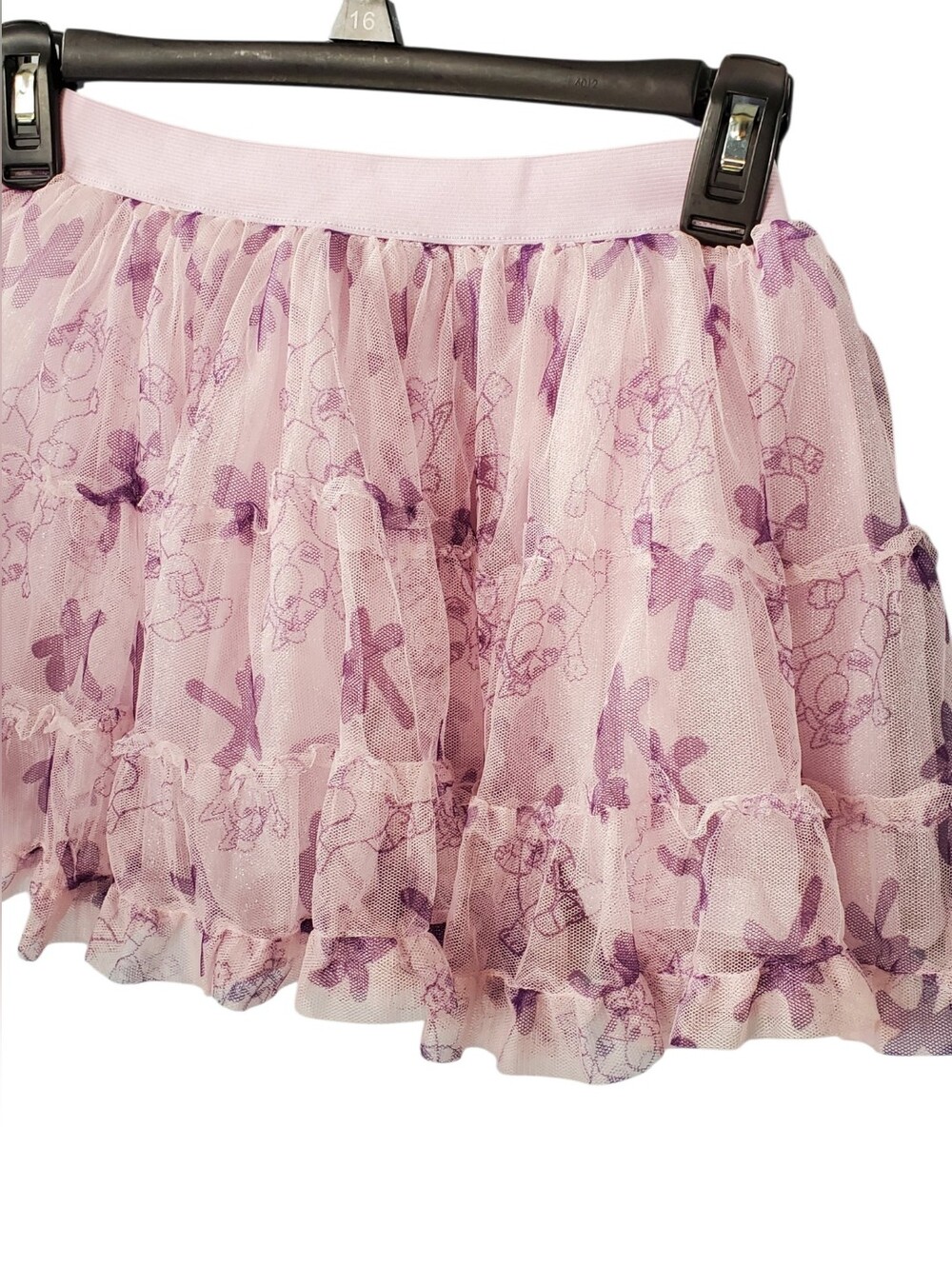 Bluey Lilac Tulle Layered Full Skirt Girl's Size 6x